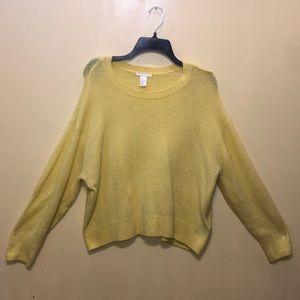 H&M Yellow Crewneck Sweater